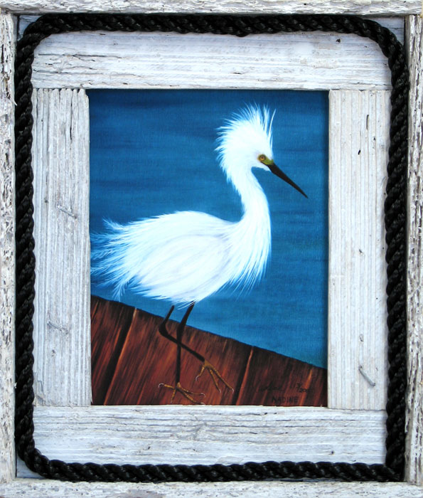"Snowy On The Dock"