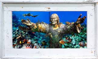 "Christ of the Abyss" Tile Mural