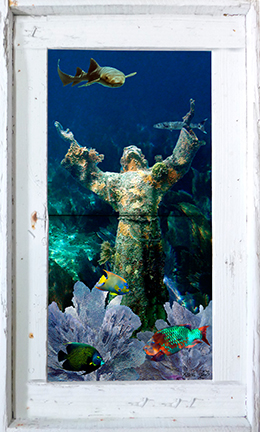 "Christ of the Abyss" Tile Mural