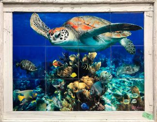 "Coral Head Reef" Tile Mural