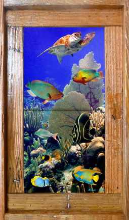 "Roatan Reef" Tile Mural