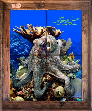 "The Kraken" Tile Mural
