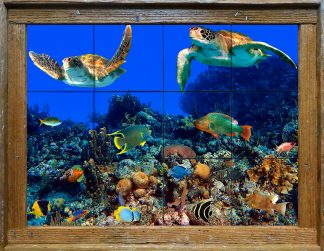 "Turtle Troubadors" Tile Mural