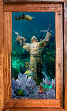 "Christ of the Abyss" Tile Mural