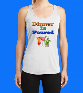 Dinner is Poured Tank Top