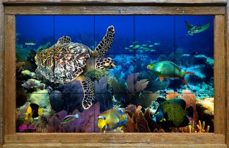 "Fandango Reef" Tile Mural