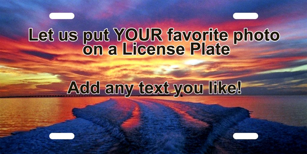 Custom License Plate Lobster Trap Art