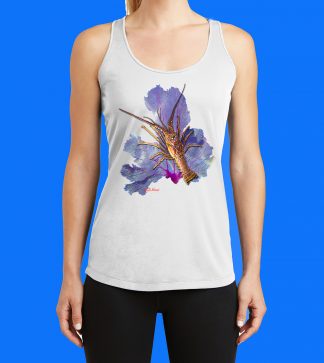 Lobster with Seafan Tank Top