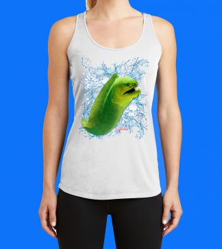 Green Moray Head with Splash Tank Top