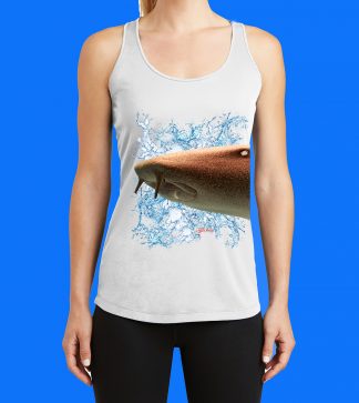 Nurse Shark Up Close with Splash Tank Top