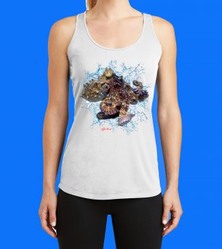 Octopus on the Move with Splash Tank Top