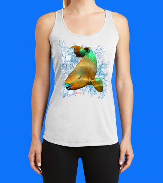 Rainbow Parrotfish with Splash Tank Top