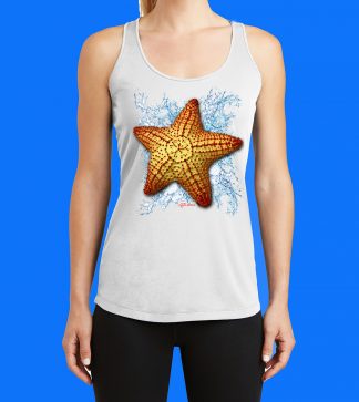 Starfish with Splash Tank Top