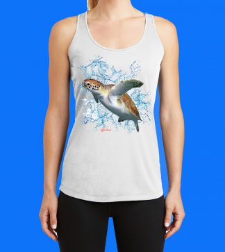 Turtle #1 with Splash Tank Top