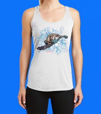 Turtle #2 with Splash Tank Top