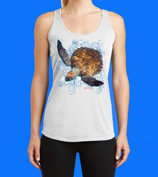 Turtle #4 with Splash Tank Top