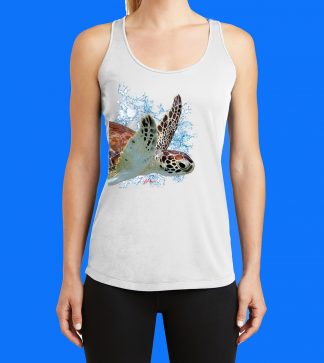 Turtle #6 with Splash Tank Top