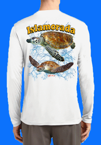 Long Sleeve Turtle Splash Shirt