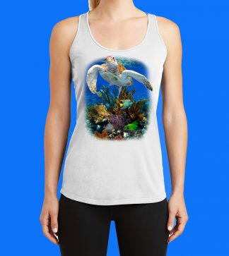 Turtle with Reef Tank Top