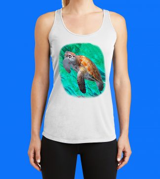 Ascending Turtle with Surface Tank Top
