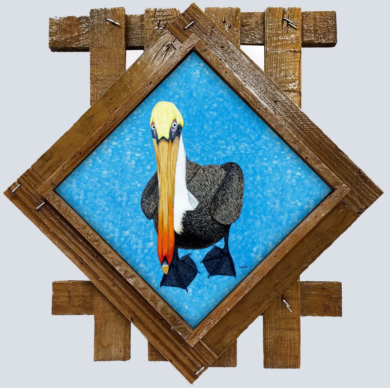 Authentic Lobster Trap Lids With Ceramic Tiles