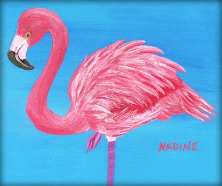 "Fancy Flamingo"