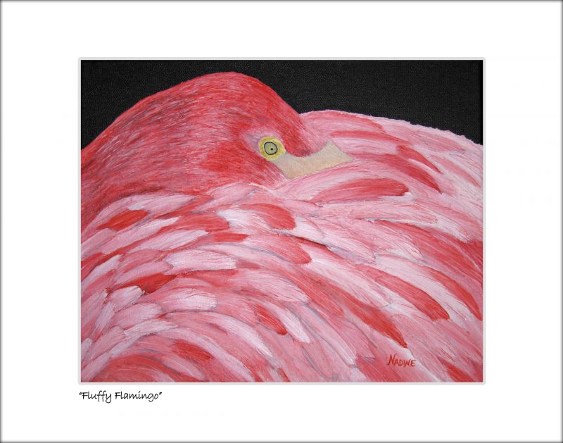 "Fluffy Flamingo"
