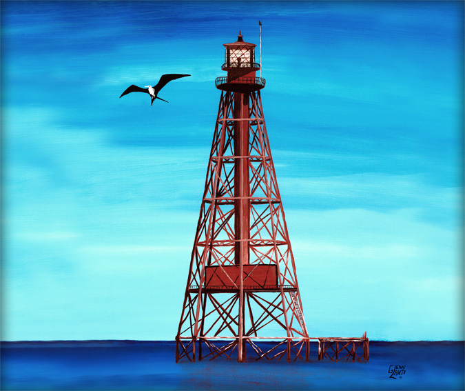 "Sombrero Reef Lighthouse"
