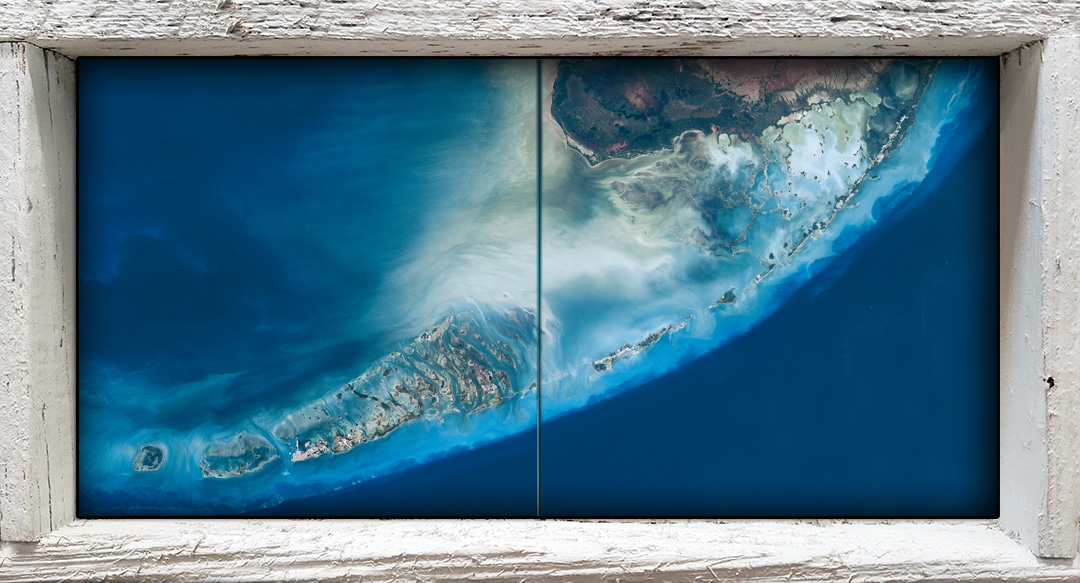 "Florida Keys Satellite View"