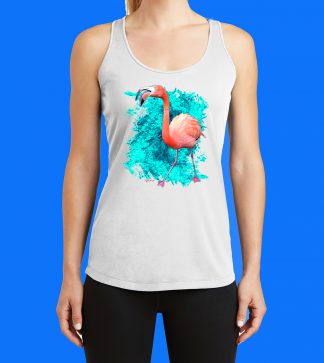 Flamingo with Water Tank Top