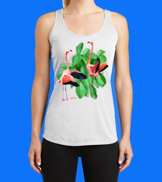Flamingos Flapping Tank Top