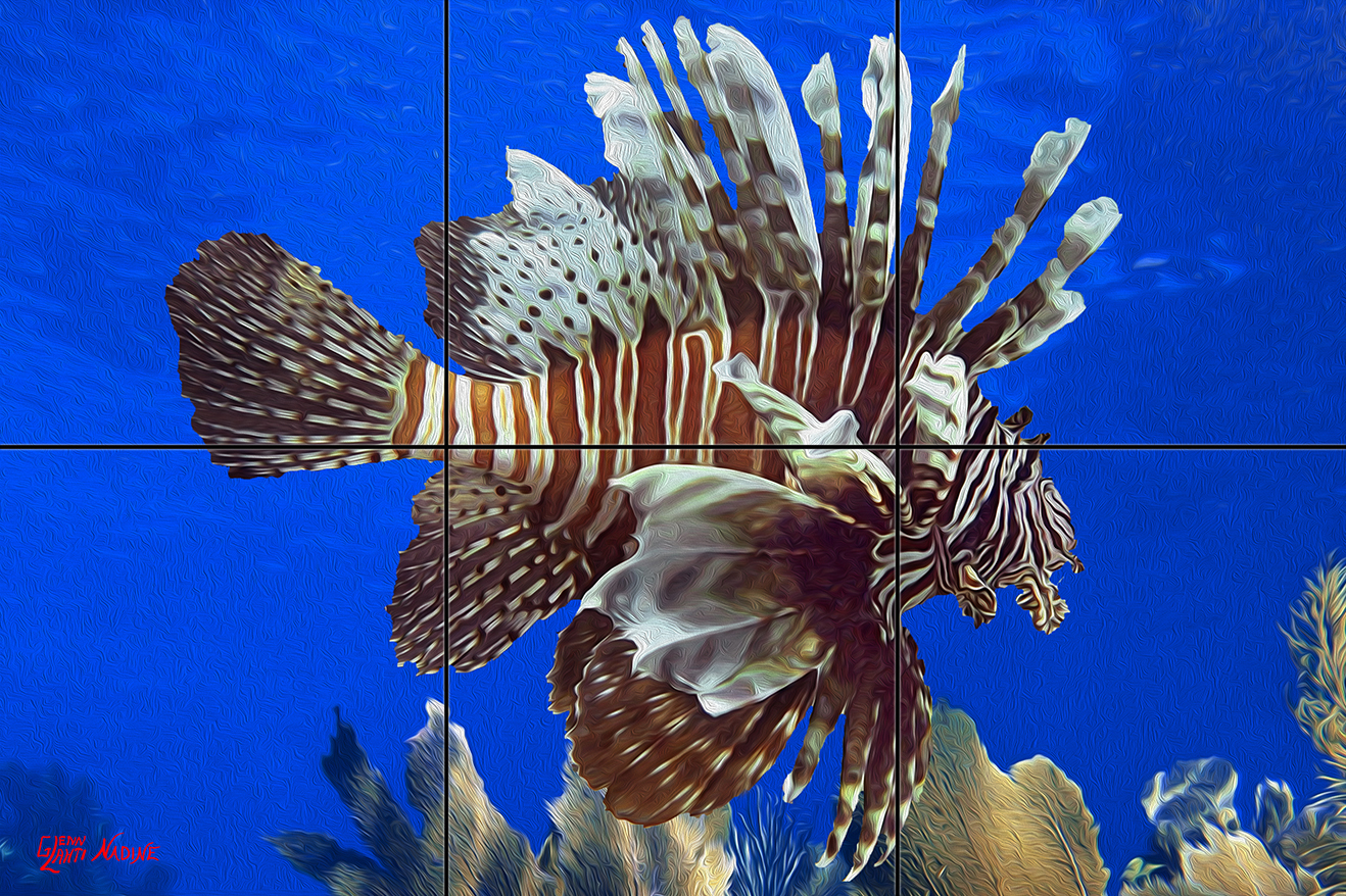"Lionfish on the Prowl"
