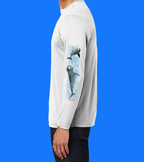 Long Sleeve Dolphin Splash Shirt - Image 2