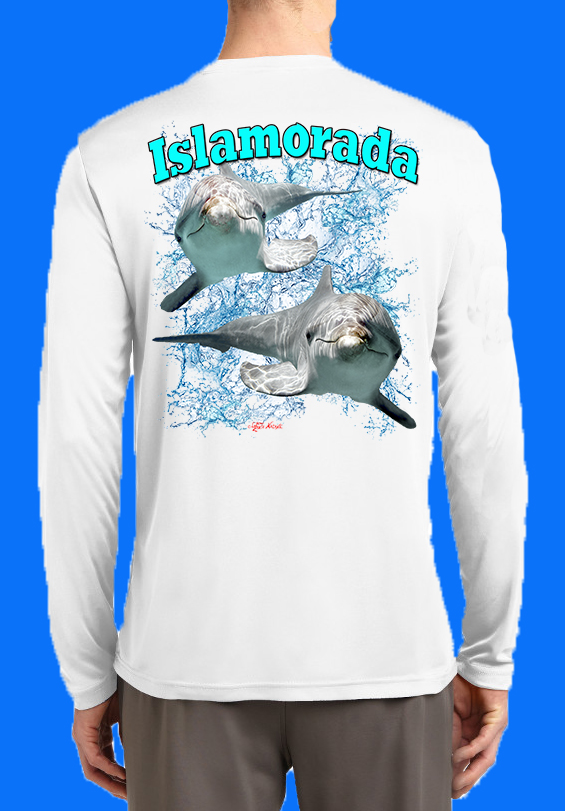 Long Sleeve Dolphin Splash Shirt