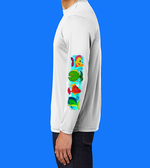 Long Sleeve Funky Fish Shirt - Image 2