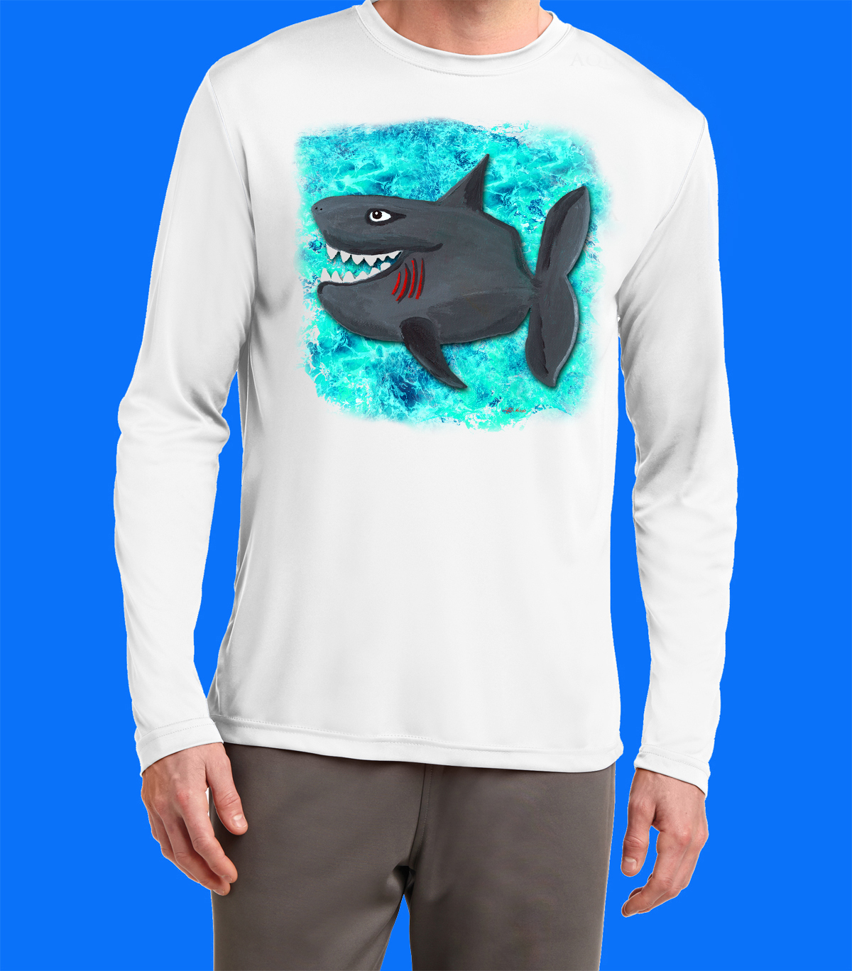 Long Sleeve Funky Fish Shirt - Image 4
