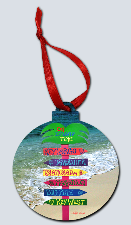 "Mile Marker Sign Beach 2"
