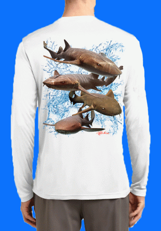 Long Sleeve Nurse Shark Shirt