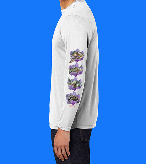Long Sleeve Turtle and Seafan Shirt - Image 3