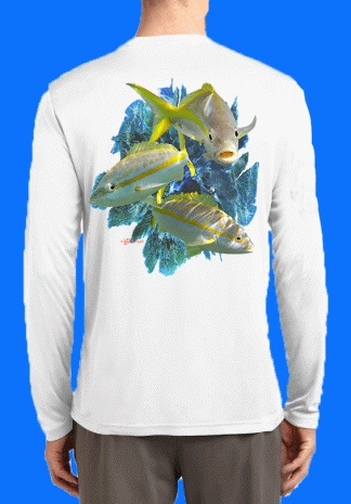 Long Sleeve Yellowtail Seafan Shirt