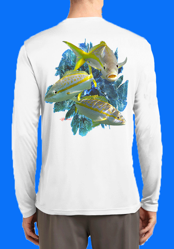 Long Sleeve Yellowtail Seafan Shirt