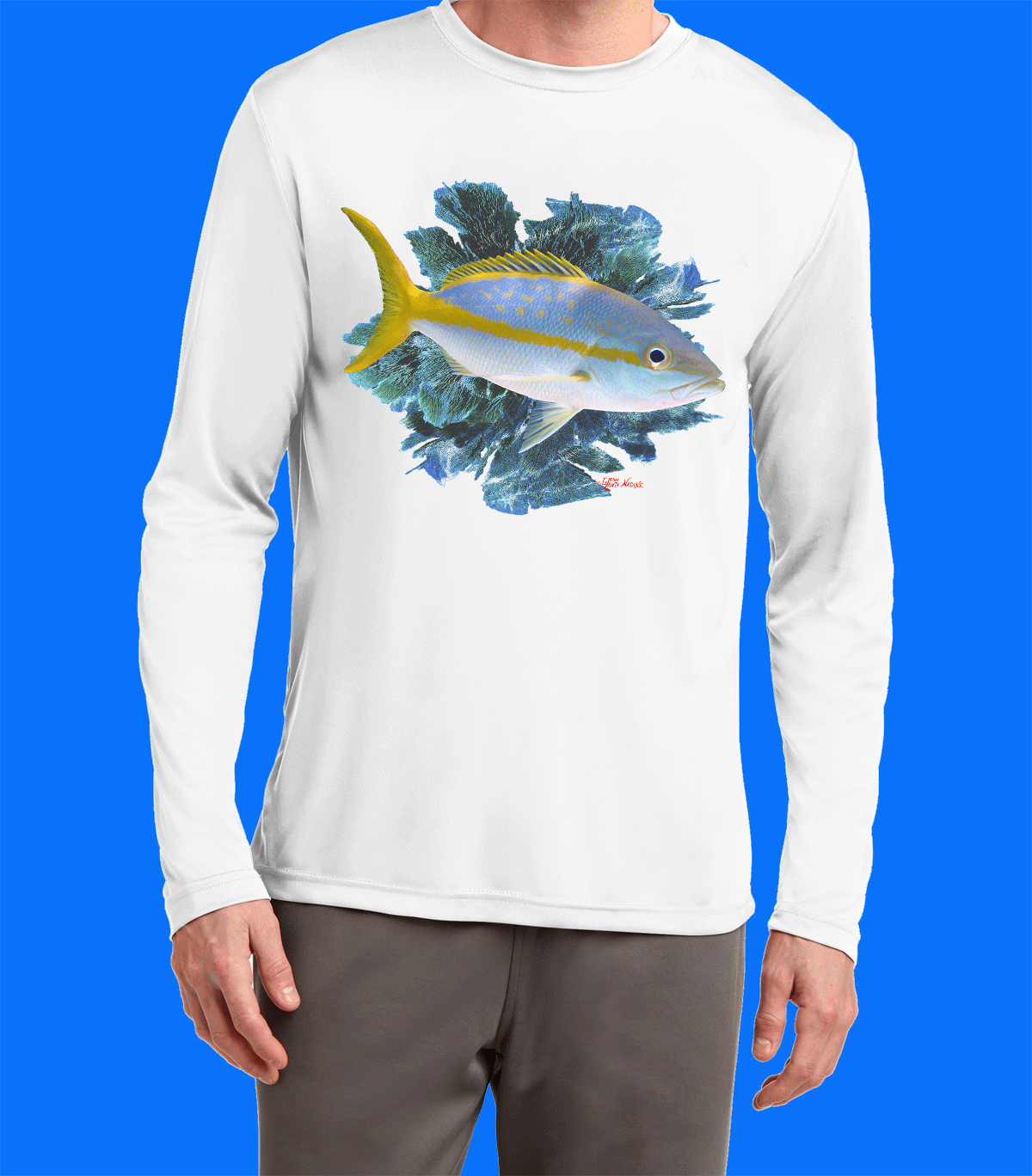 Long Sleeve Yellowtail Seafan Shirt - Image 2