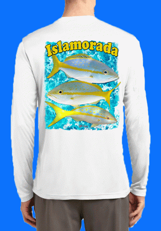 Long Sleeve Yellowtail Trio Shirt