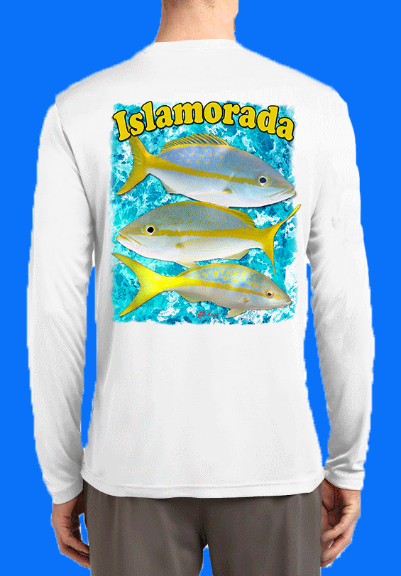Long Sleeve Yellowtail Trio Shirt