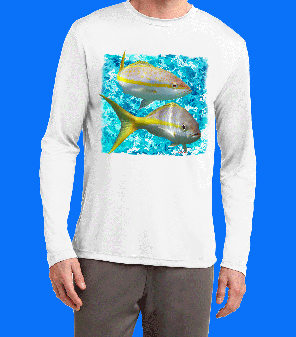 Long Sleeve Yellowtail Trio Shirt - Image 4