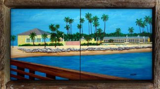 "Islander" 2 Tile Mini Mural