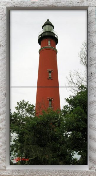 "Jupiter Inlet Lighthouse" 2 Tile Mini Mural