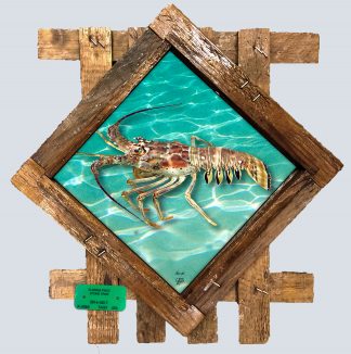 "Lobster in the Sand" Diamond Lid