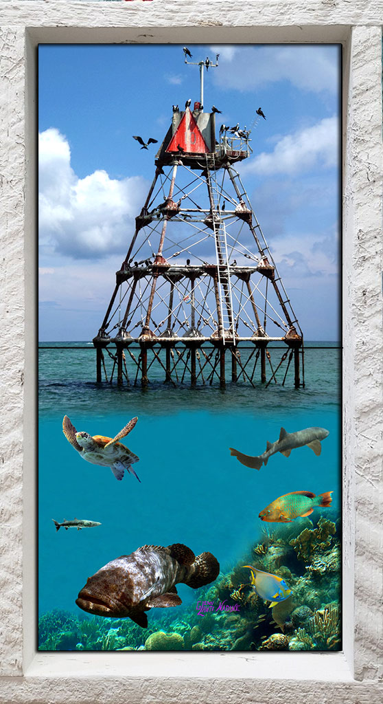 "Molasses Reef Lighthouse"