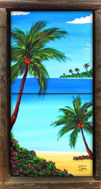 "Pirates Cove" 2 Tile Mini Mural